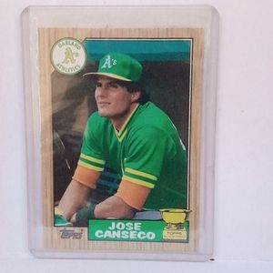 1987 Jose Canseco ROOKIE card